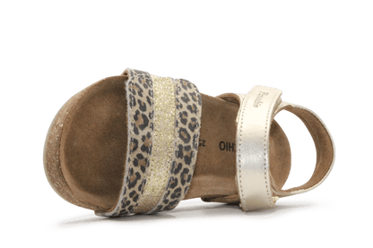 Pinocchio Sandaal P1913 - Panter goud - hatshoe