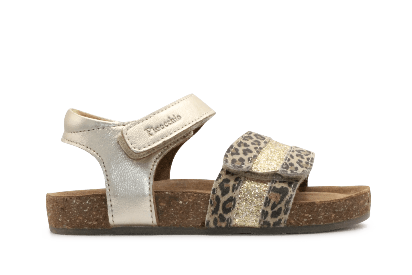 Pinocchio Sandaal P1913 - Panter goud - hatshoe