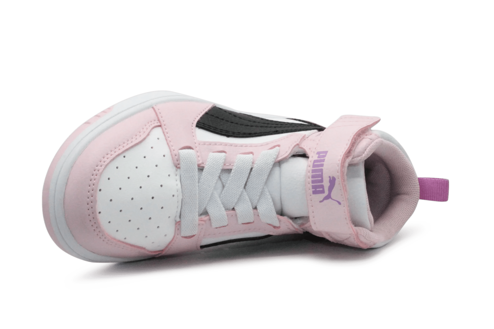 Puma Rebound V6 Mid Sneaker - Roze - hatshoe