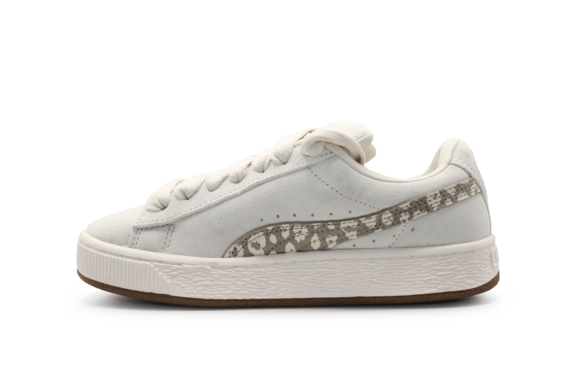 Puma Suede XL Meisjes Sneaker - Beige Panter