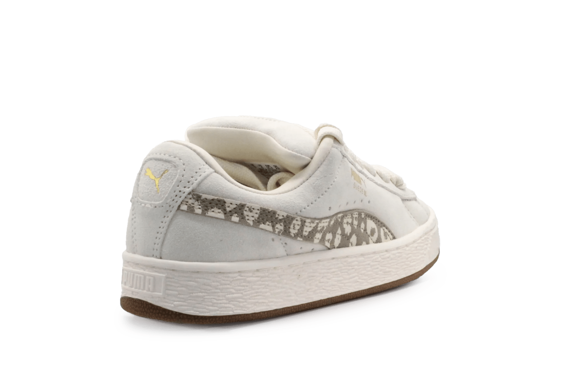 Puma Suede XL Meisjes Sneaker - Beige Panter