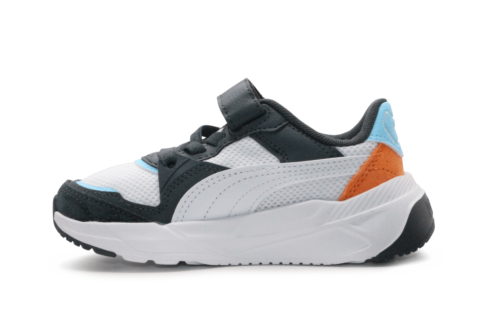 Puma Trinity 2 Sneaker Jr - White Blue - hatshoe