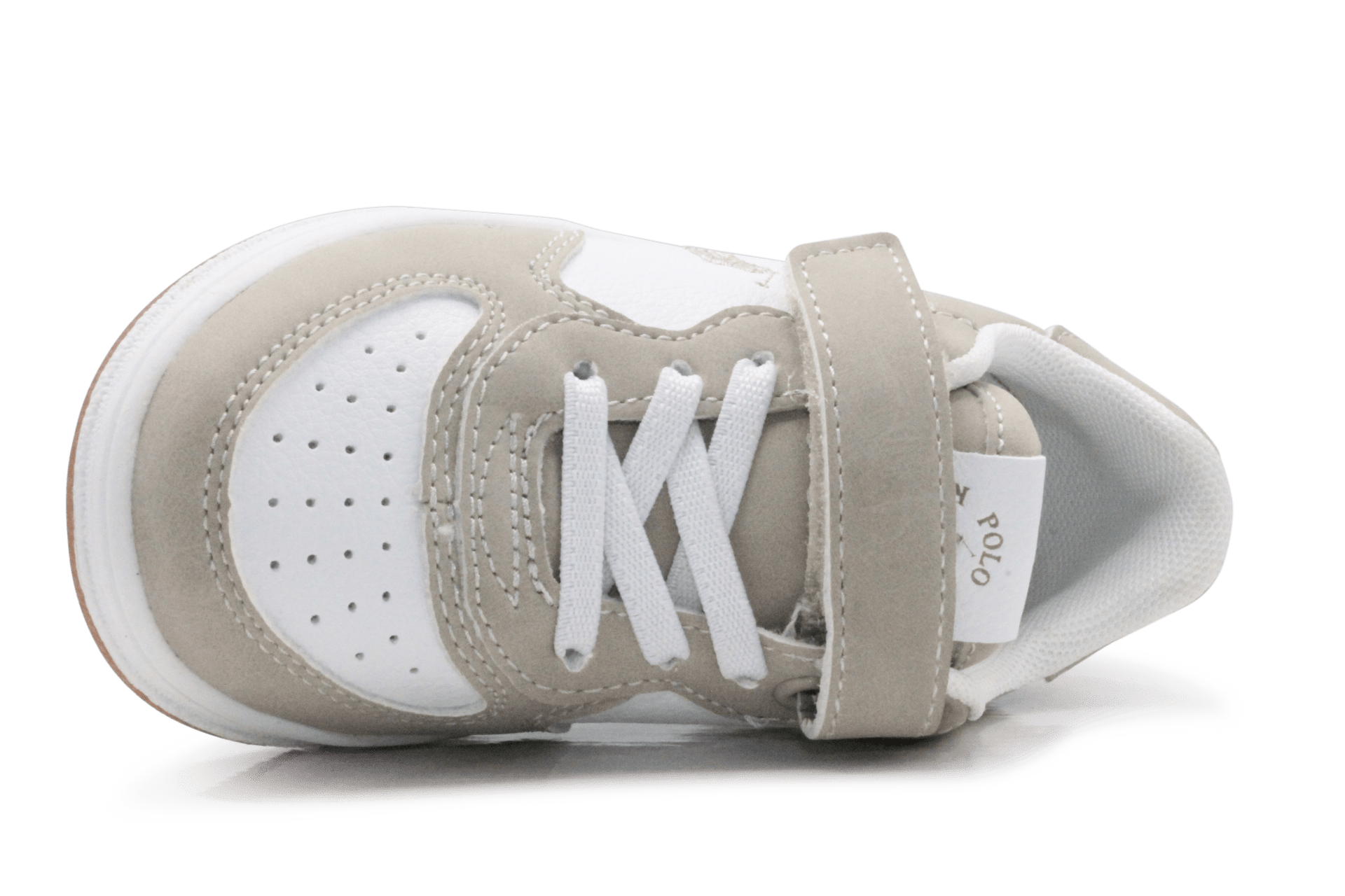 Ralph Lauren Klittenbandschoen Masters Court - Beige - hatshoe