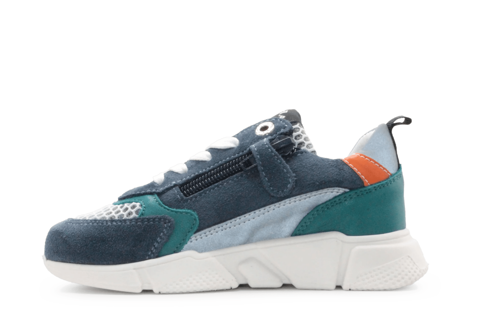 Red - Rag Jongens Sneaker 11291 - Blue combi - hatshoe