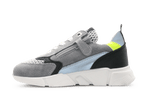 Red - Rag Jongens Sneaker 11291 - Grey Combi - hatshoe