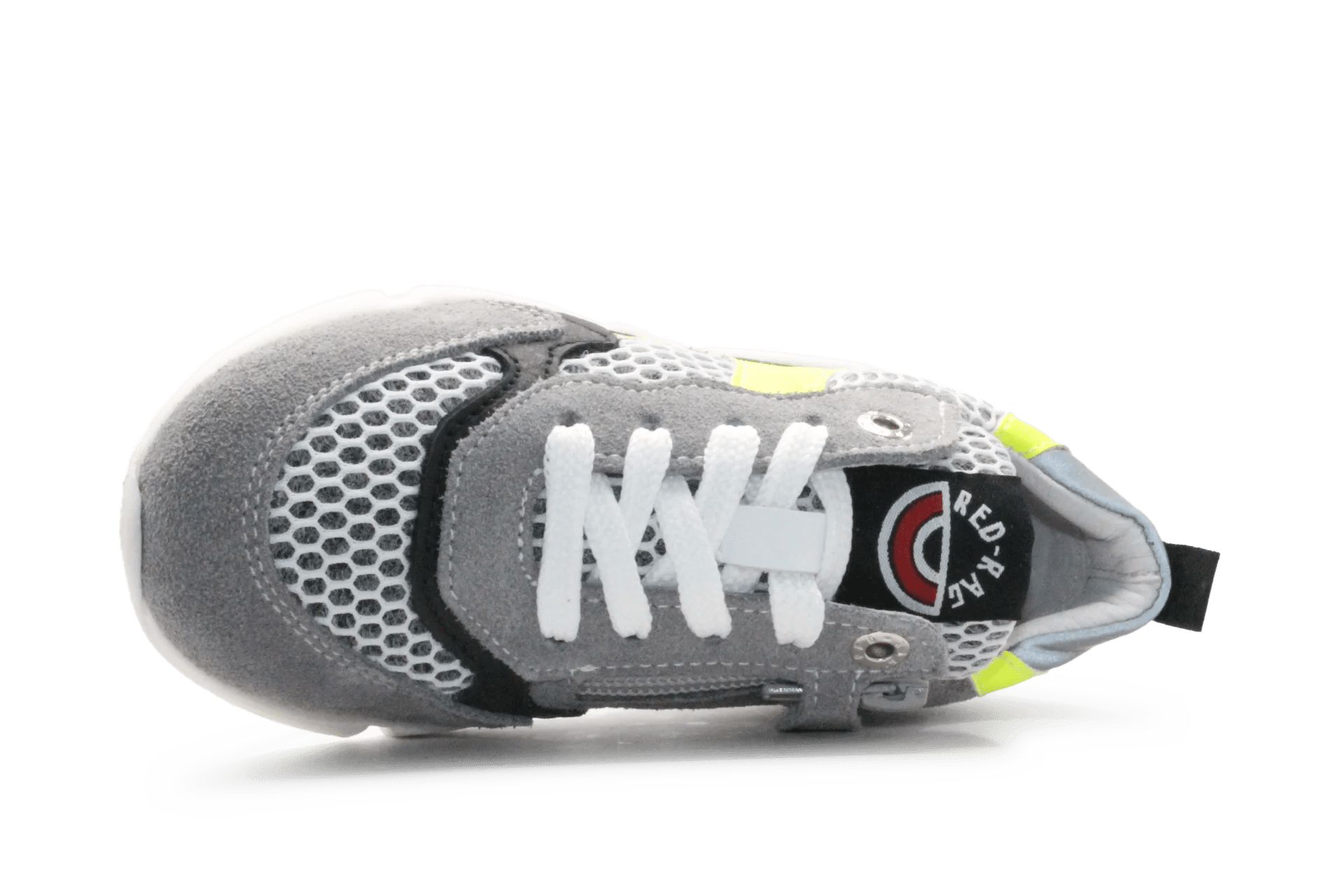 Red - Rag Jongens Sneaker 11291 - Grey Combi - hatshoe
