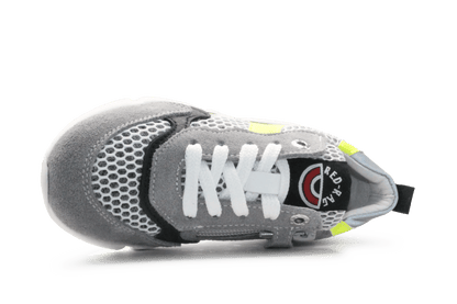 Red - Rag Jongens Sneaker 11291 - Grey Combi - hatshoe