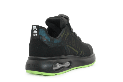 Red - Rag Jongens Sneaker 15825 - Zwart Geel - hatshoe