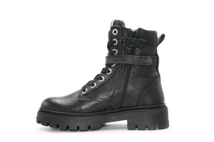 Red - Rag Meisjes Boots Glitter tasje 12512 - Zwart - hatshoe