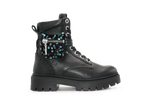 Red - Rag Meisjes Boots Glitter tasje 12512 - Zwart - hatshoe