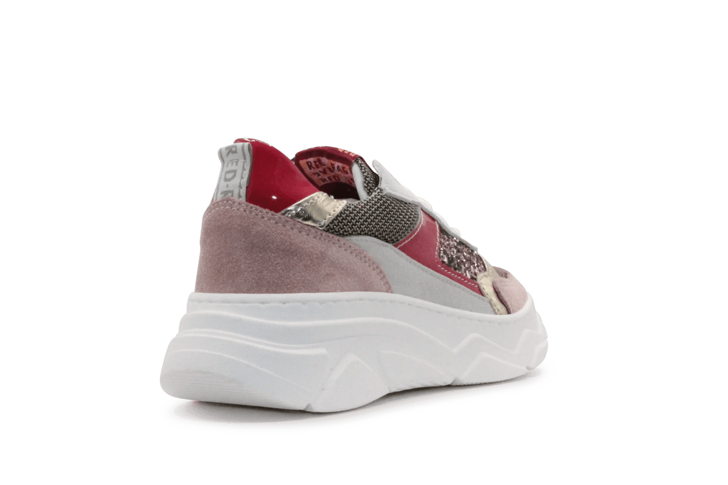 Red - Rag Meisjes Chunky Sneaker 13378 - Roze - hatshoe
