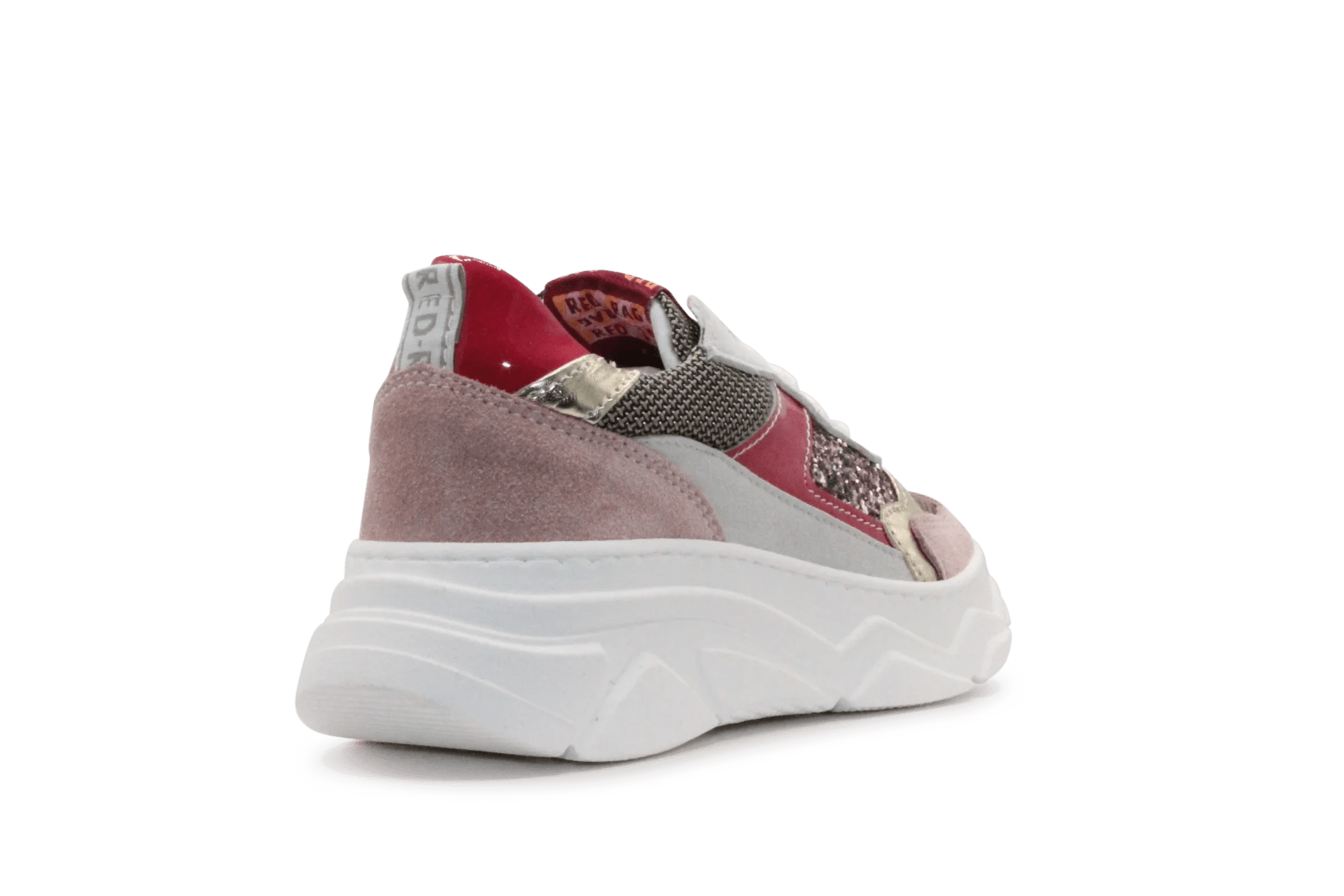 Red - Rag Meisjes Chunky Sneaker 13378 - Roze - hatshoe
