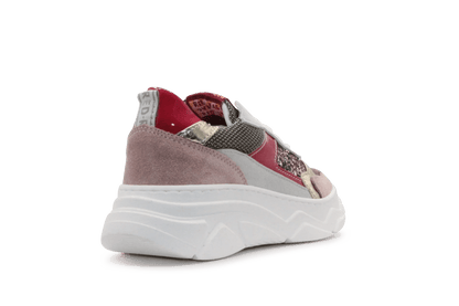 Red - Rag Meisjes Chunky Sneaker 13378 - Roze - hatshoe