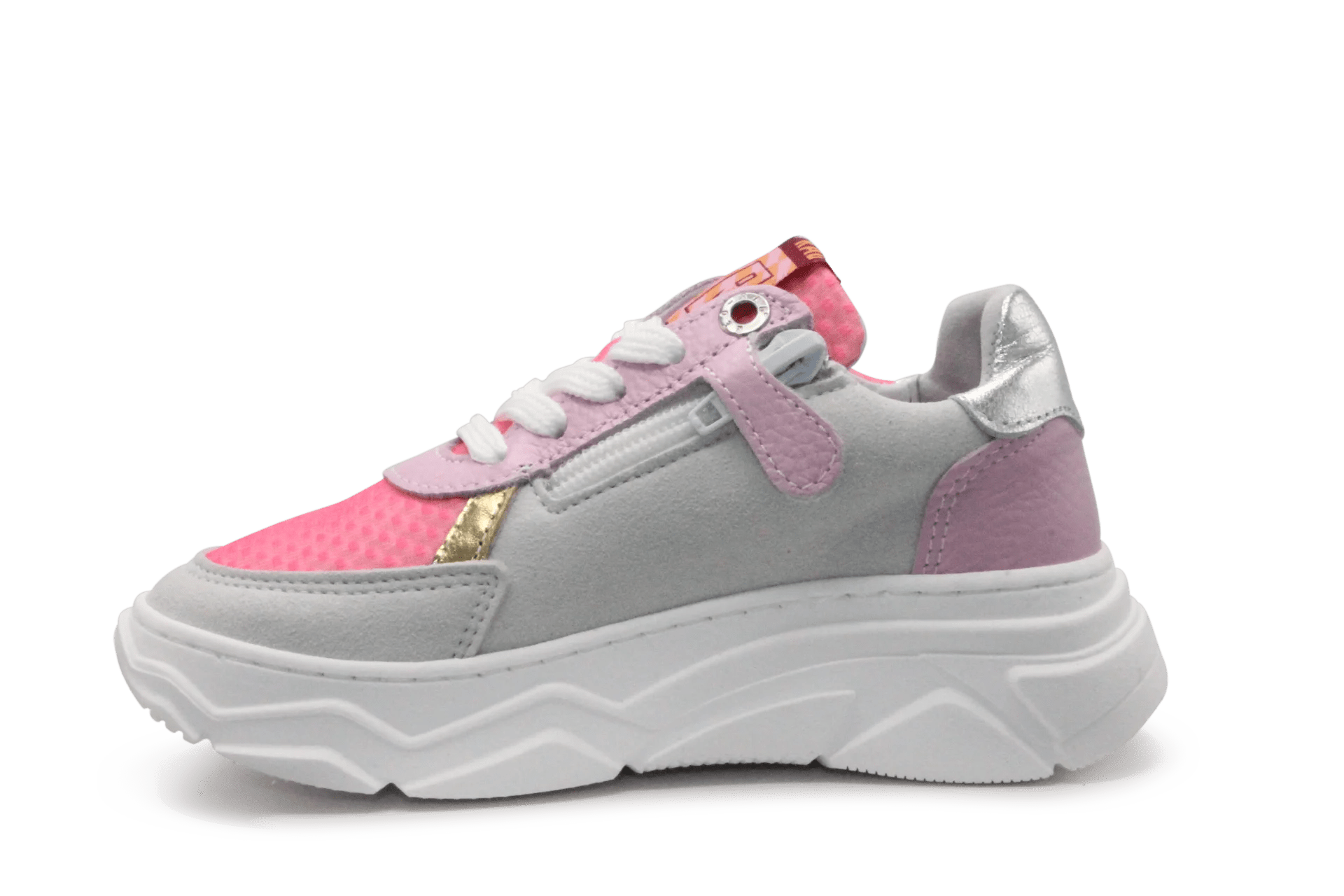 Red - Rag Meisjes Sneaker 12554 - Pink - hatshoe