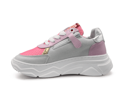 Red - Rag Meisjes Sneaker 12554 - Pink - hatshoe