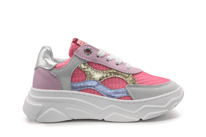 Red - Rag Meisjes Sneaker 12554 - Pink - hatshoe