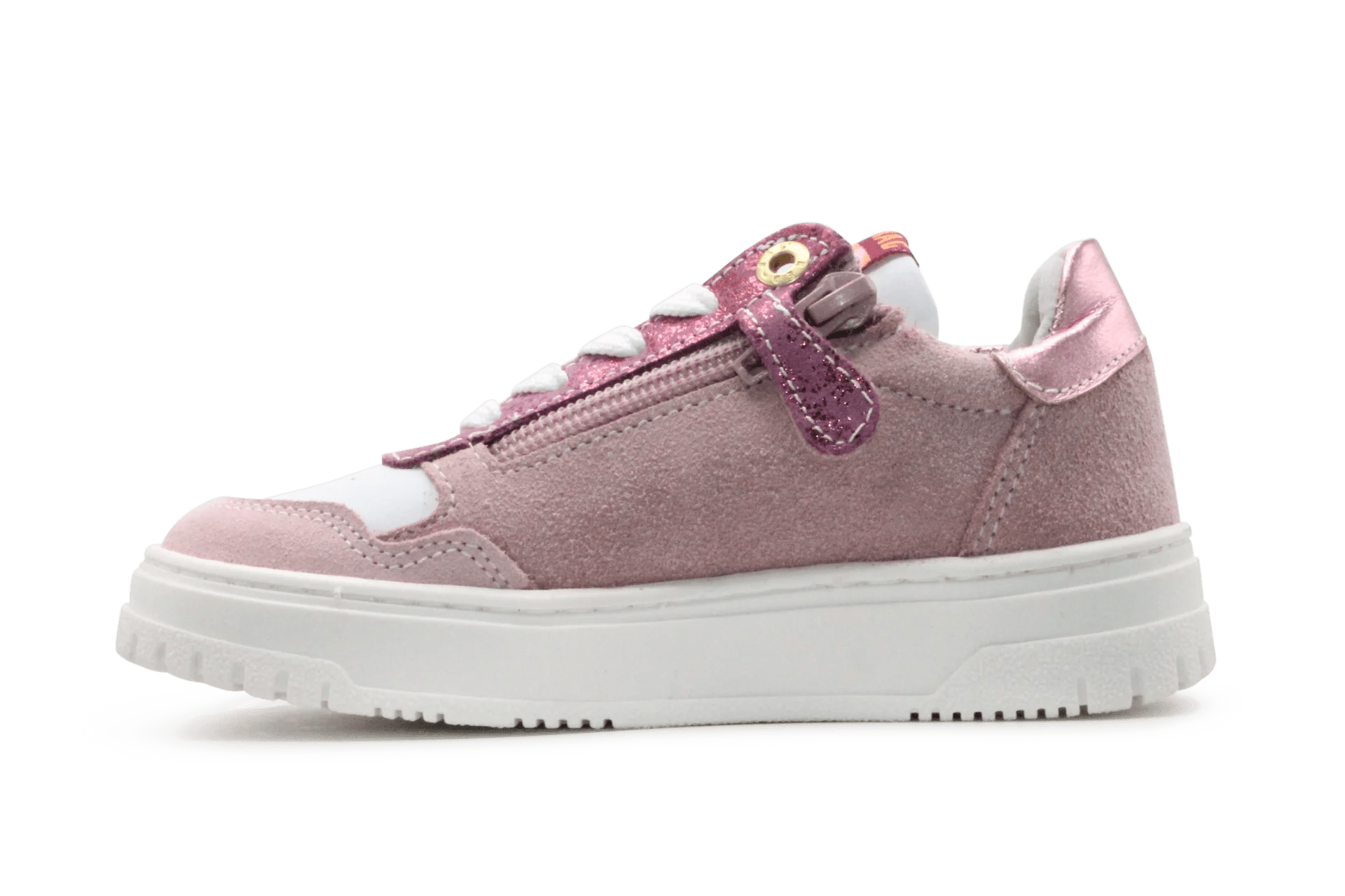Red - Rag Meisjes Sneaker 12566 - Old Pink - hatshoe