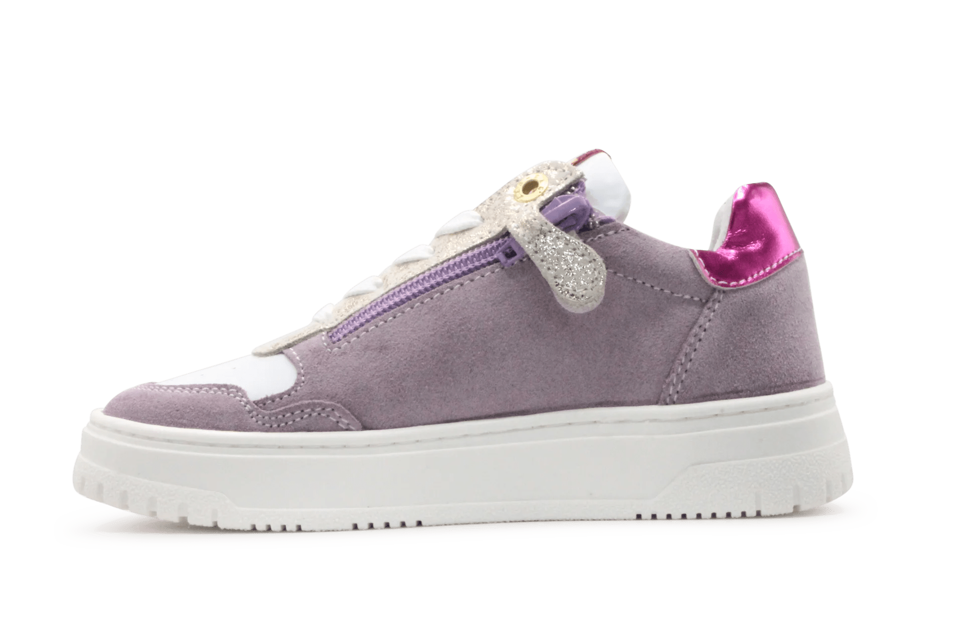 Red - Rag Meisjes Sneaker 12566 - Purple - hatshoe