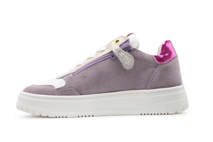 Red - Rag Meisjes Sneaker 12566 - Purple - hatshoe