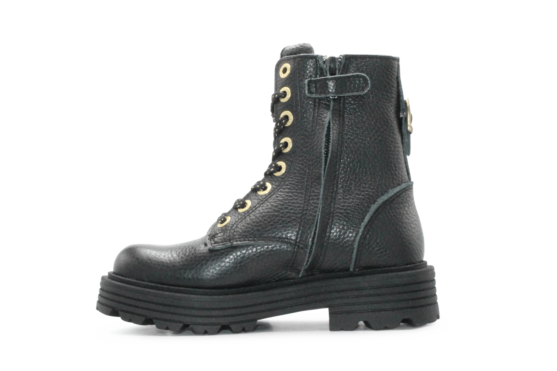 Red-Rag Veterboots Meisjes 12578 - Zwart