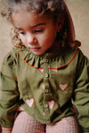 Riffle Blouse Cleo - Hearts - hatshoe