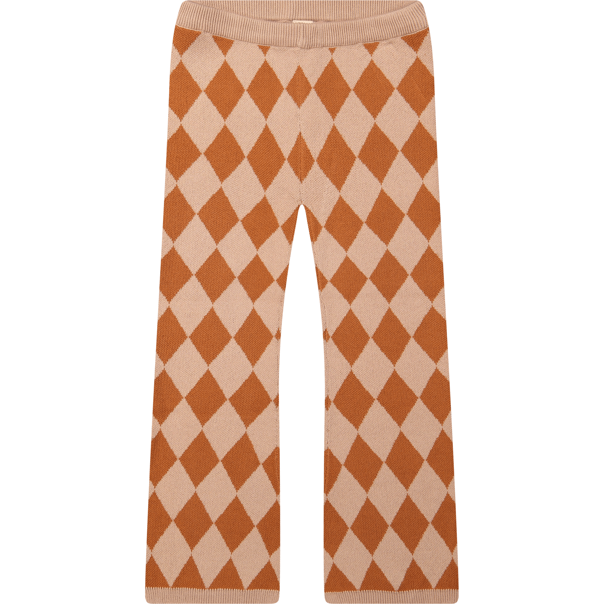 Riffle Flared Broek Percy - Sirocco / Leather Brown