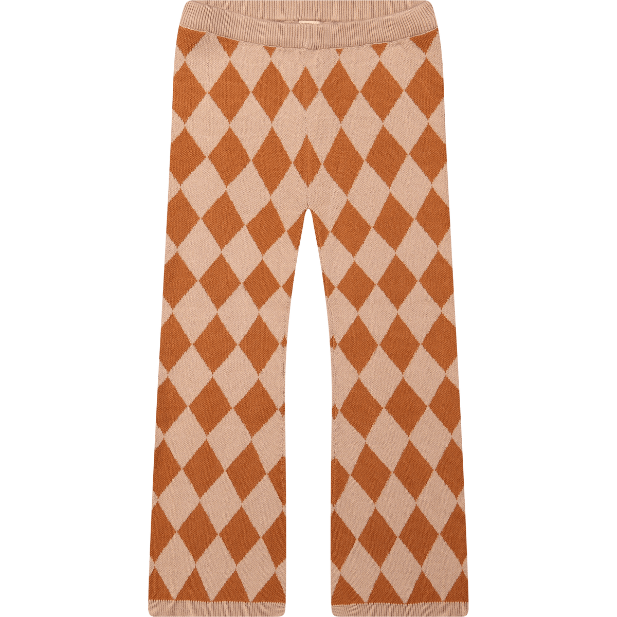 Riffle Flared Broek Percy - Sirocco / Leather Brown - hatshoe