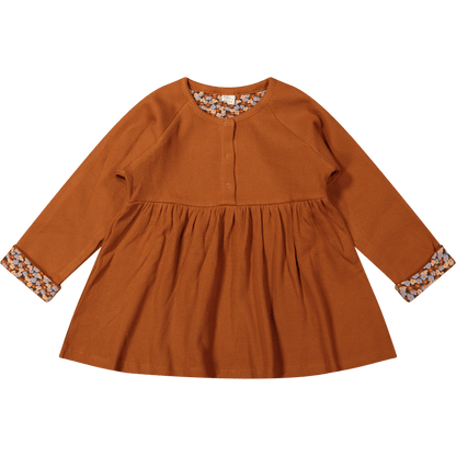 Riffle Jurk Asha - Leather Brown - hatshoe