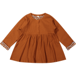 Riffle Jurk Asha - Leather Brown - hatshoe
