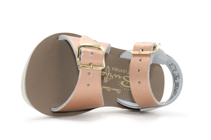 Salt Water Sandals Surfer - Rose Gold - hatshoe