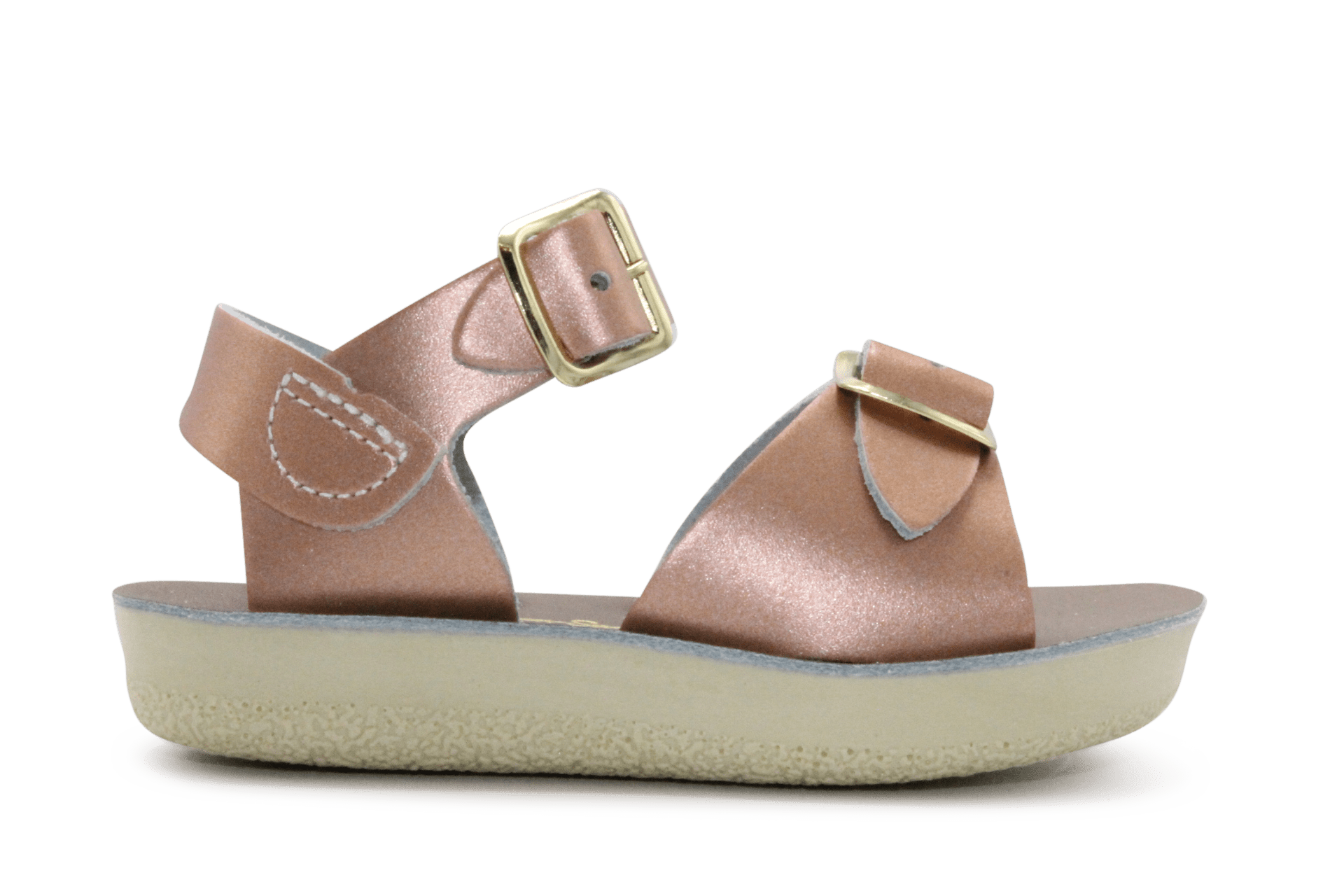 Salt Water Sandals Surfer - Rose Gold - hatshoe
