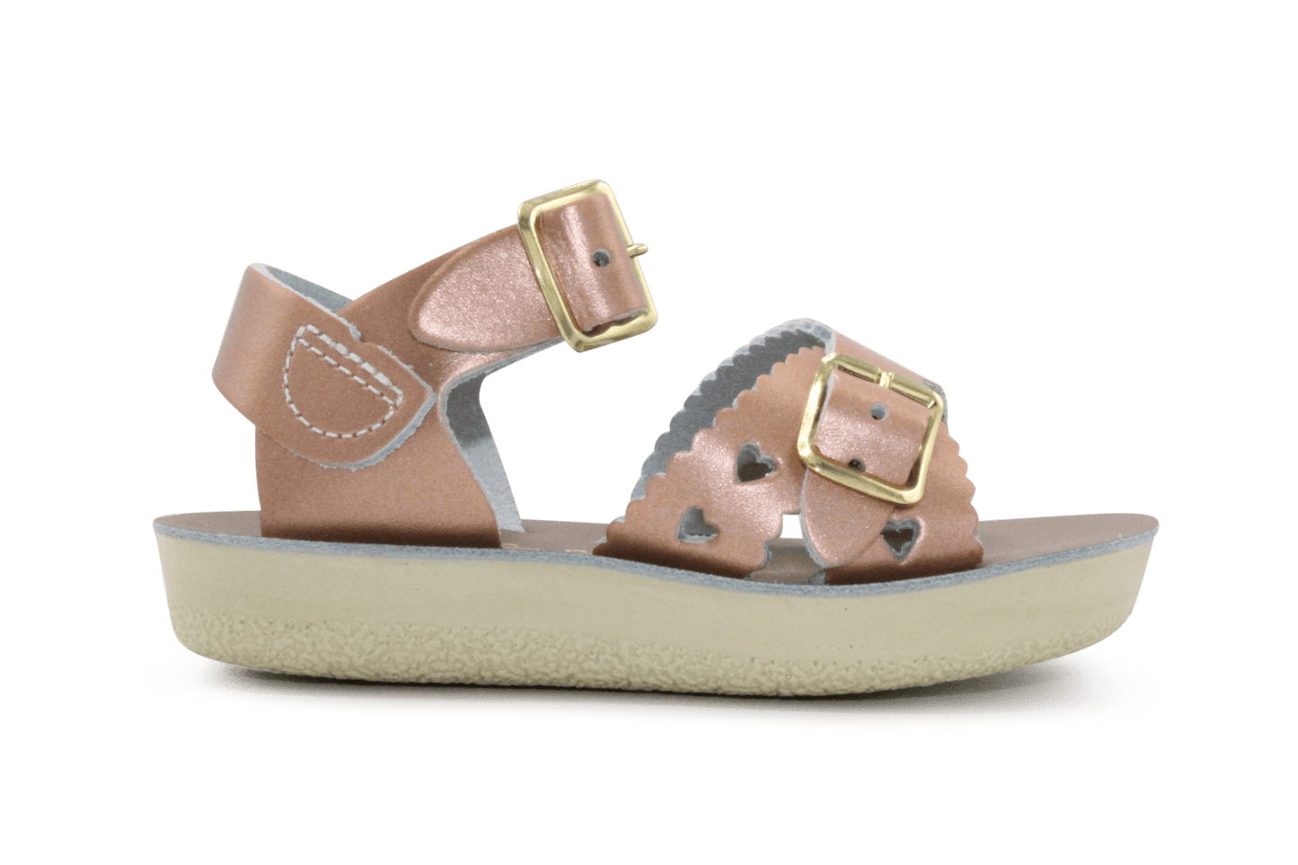 Salt Water Sandals Sweetheart - Rose Gold - hatshoe