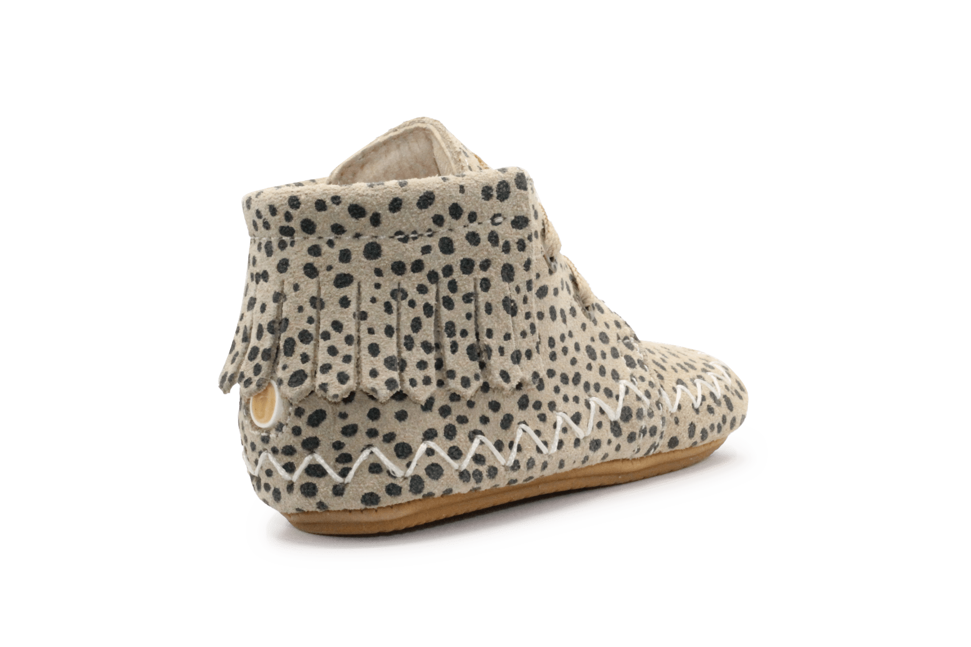 Shoesme BP25W008 Eerste Loopschoen Beige Dots Suède – Peuters - hatshoe