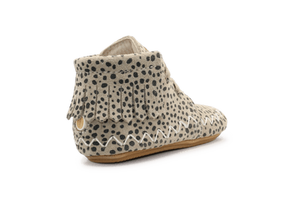 Shoesme BP25W008 Eerste Loopschoen Beige Dots Suède – Peuters - hatshoe