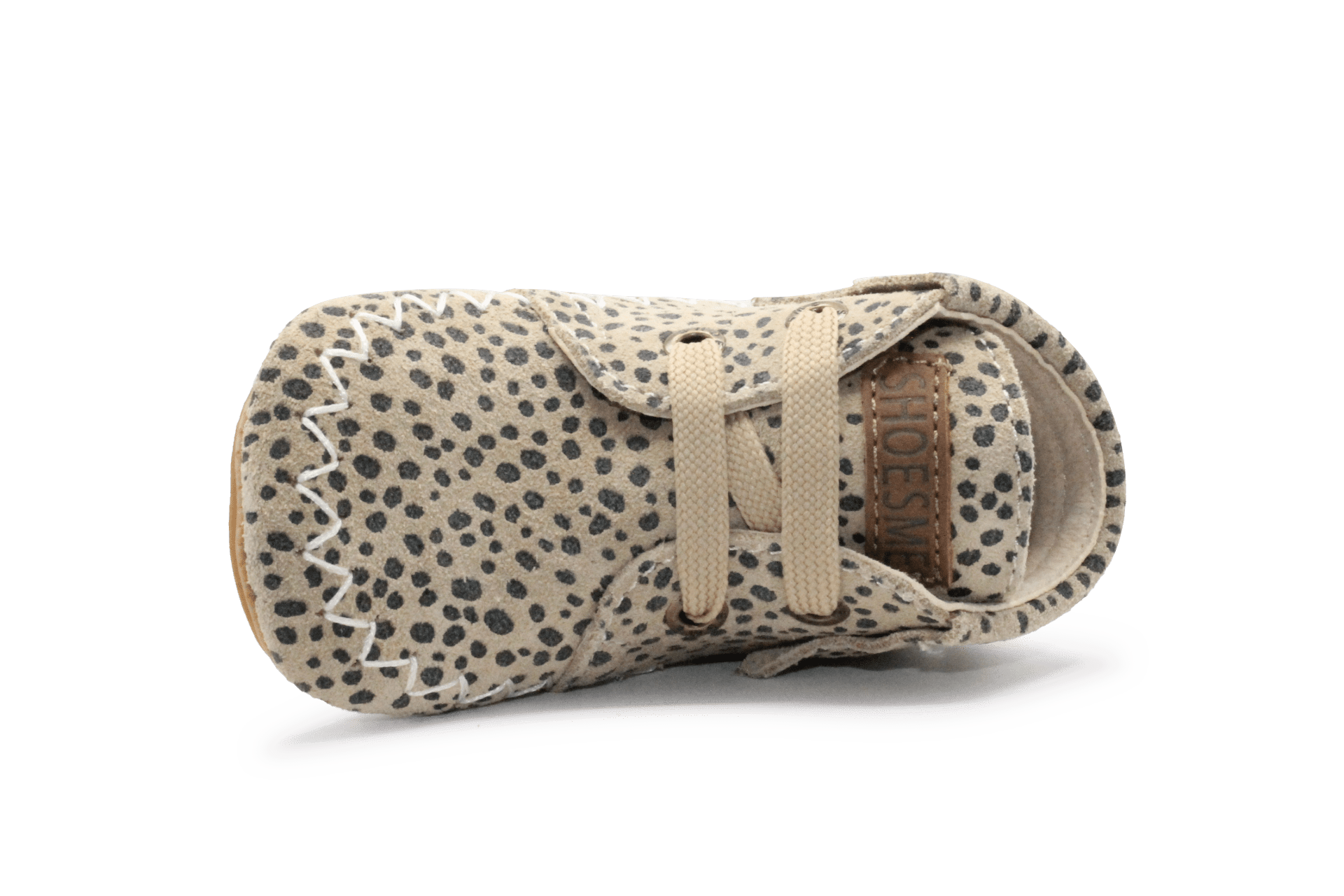 Shoesme BP25W008 Eerste Loopschoen Beige Dots Suède – Peuters - hatshoe