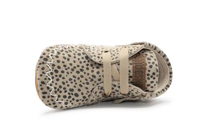 Shoesme BP25W008 Eerste Loopschoen Beige Dots Suède – Peuters - hatshoe