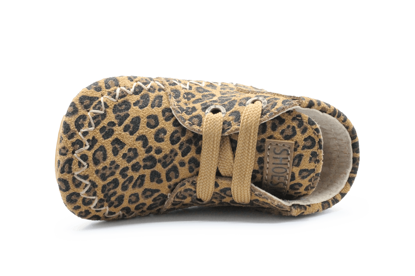 Shoesme BP25W008 Eerste Loopschoen Luipaard Cognac Suède – Peuters - hatshoe