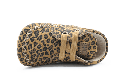 Shoesme BP25W008 Eerste Loopschoen Luipaard Cognac Suède – Peuters - hatshoe