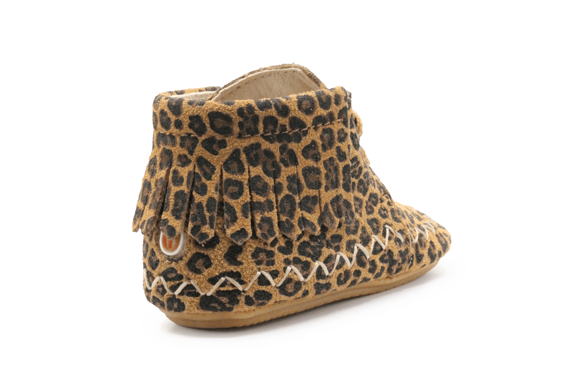 Shoesme BP25W008 Eerste Loopschoen Luipaard Cognac Suède – Peuters - hatshoe