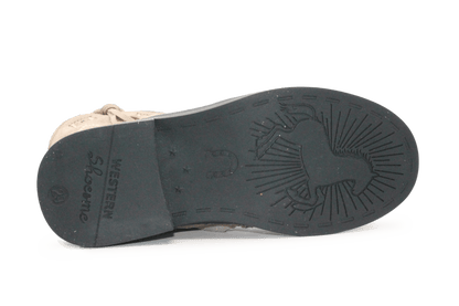 Shoesme Cowbooylaars NW24W009 - Beige Grijs - hatshoe