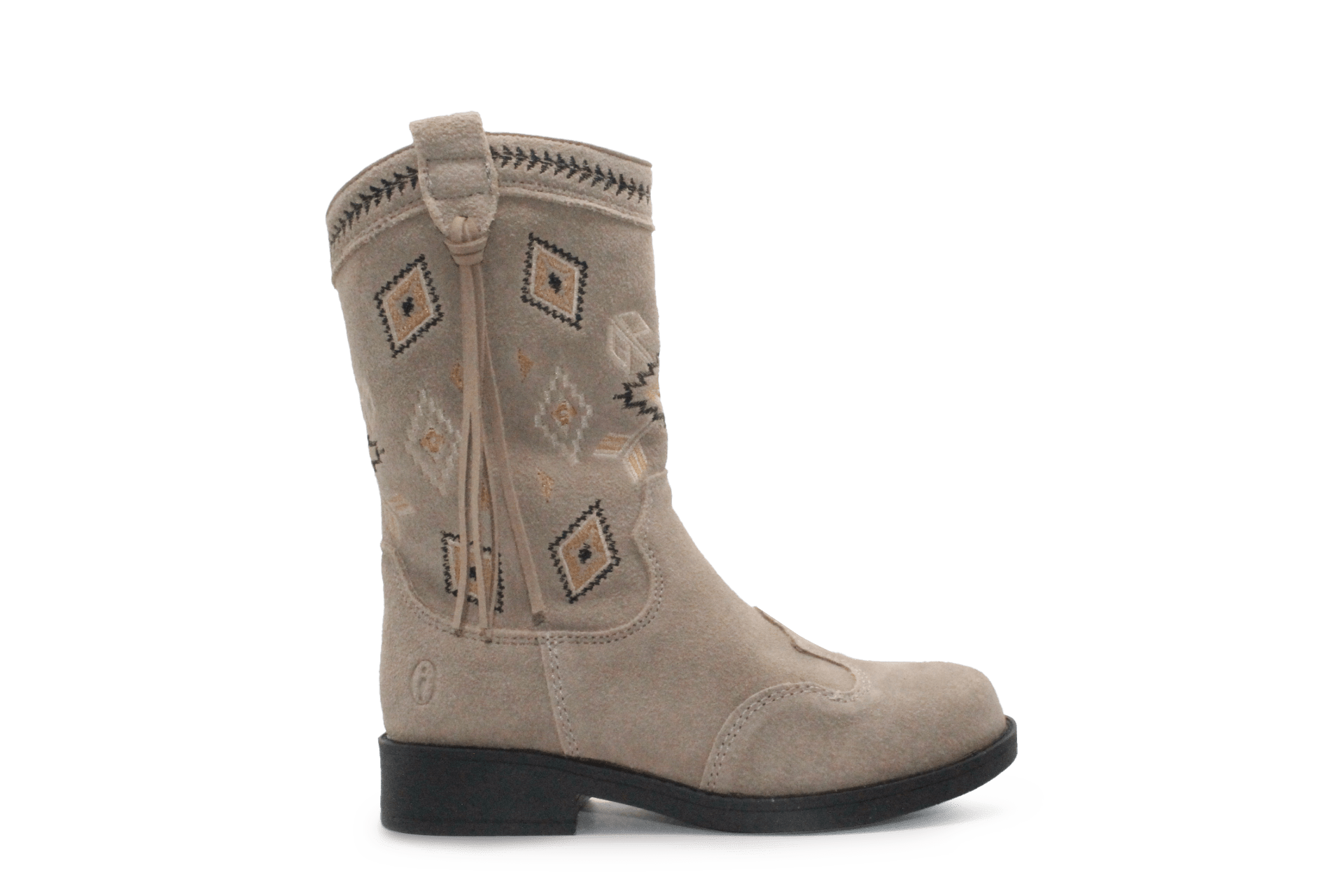 Shoesme Cowbooylaars NW24W009 - Beige Grijs - hatshoe