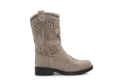 Shoesme Cowbooylaars NW24W009 - Beige Grijs - hatshoe