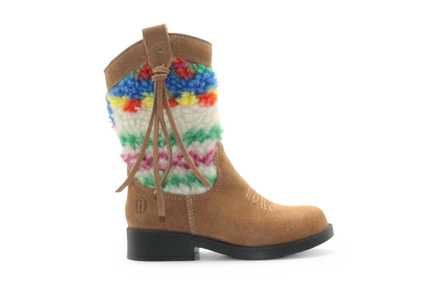 Shoesme Cowboylaars Meisjes - Cognac Multi - hatshoe