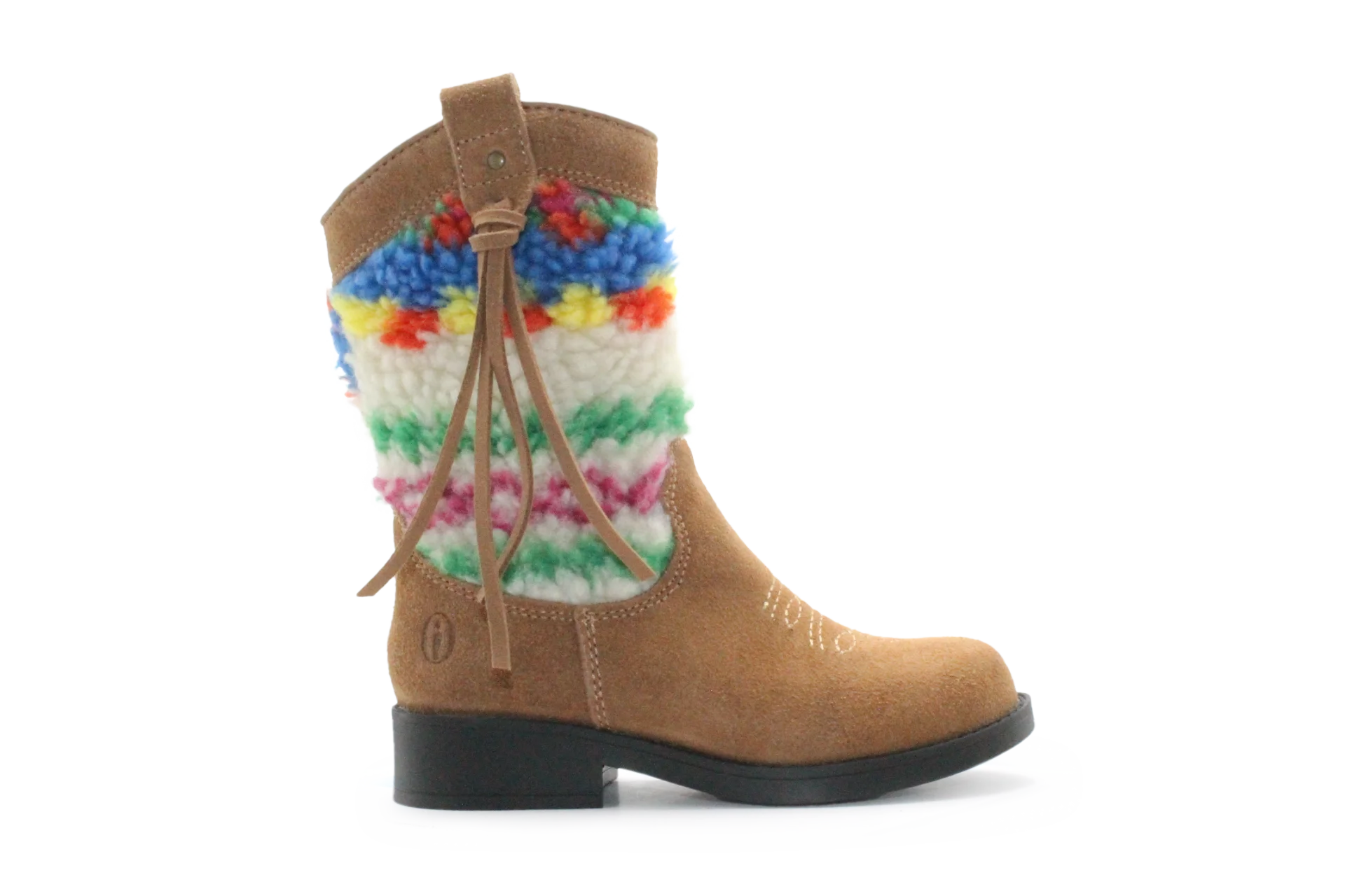 Shoesme Cowboylaars Meisjes - Cognac Multi - hatshoe