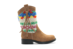 Shoesme Cowboylaars Meisjes - Cognac Multi - hatshoe