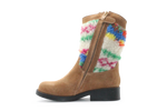 Shoesme Cowboylaars Meisjes - Cognac Multi - hatshoe