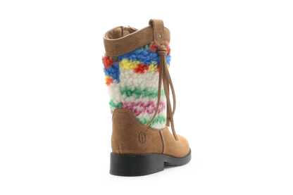 Shoesme Cowboylaars Meisjes - Cognac Multi - hatshoe