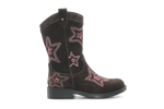 Shoesme Cowboylaars Meisjes - Donkerbruin - hatshoe