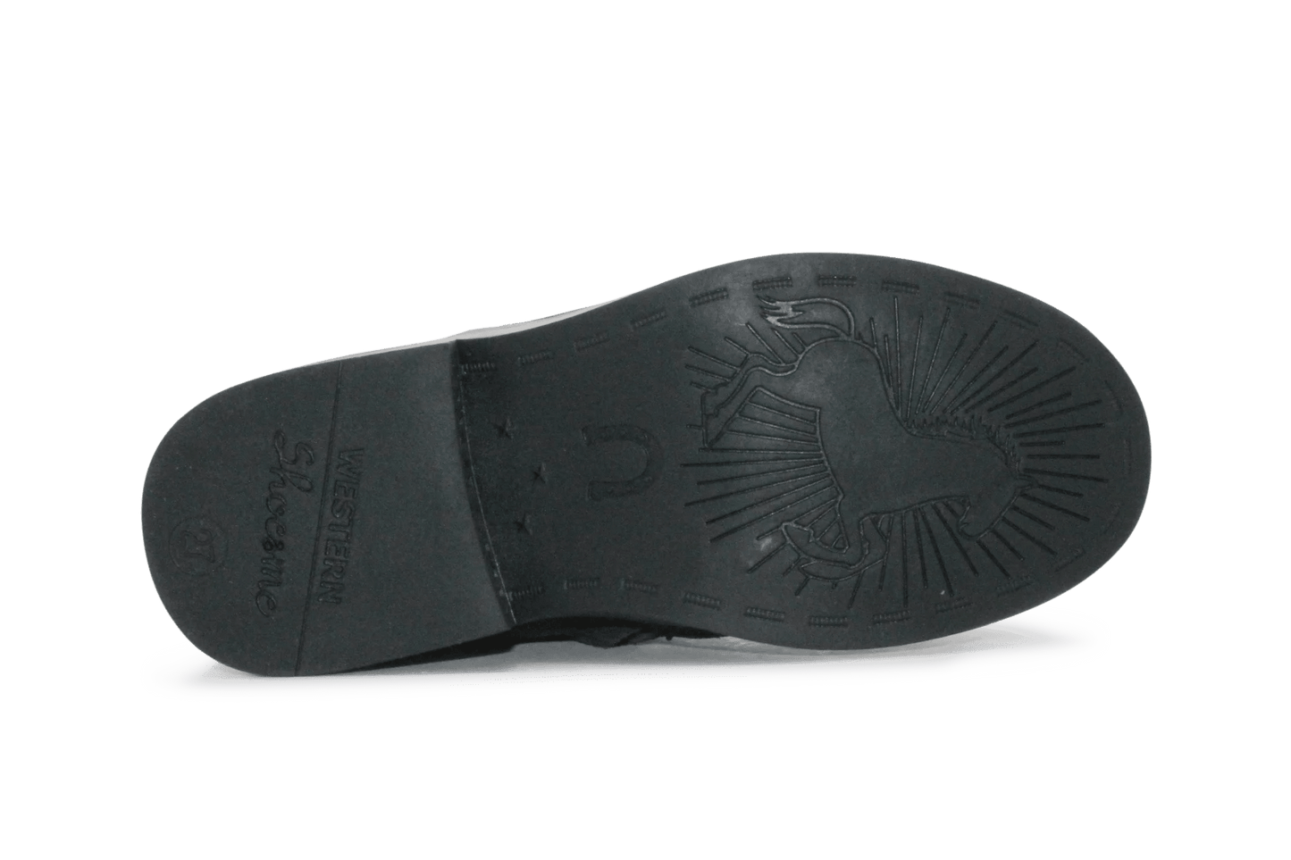 Shoesme Cowboylaars Meisjes - Donkerbruin - hatshoe
