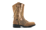 Shoesme Cowboylaars Meisjes - Leopard Cognac - hatshoe